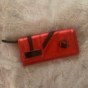 Red LAMB brand wallet